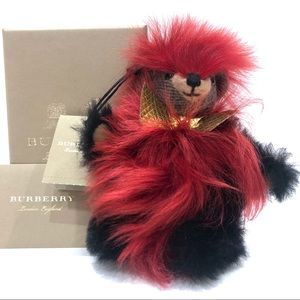 Burberry Thomas Bear Pom Pom Cashmere Bag Charm